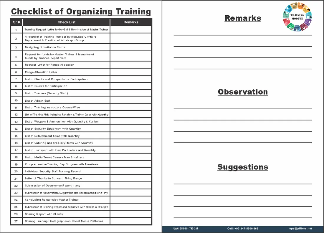 Training module 2