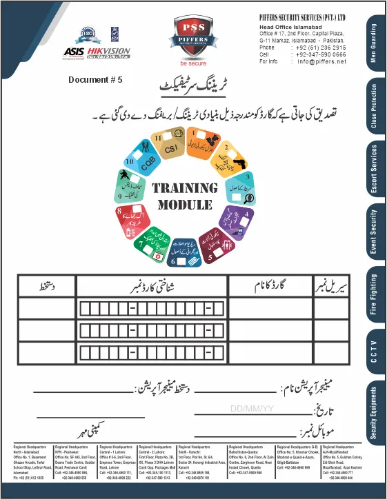 Training module 3